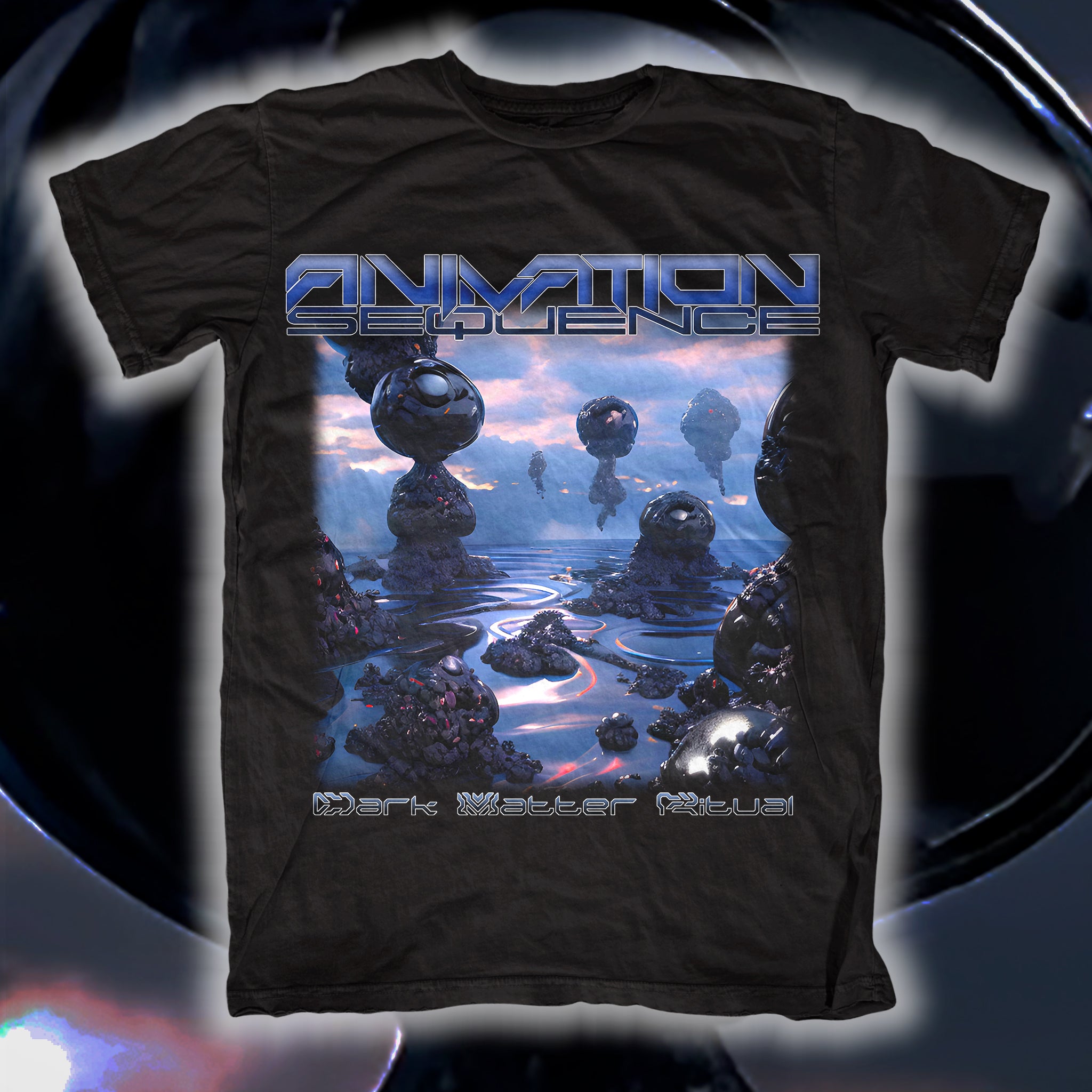 Animation Sequence Dark Matter Blue T-Shirt - Image 2