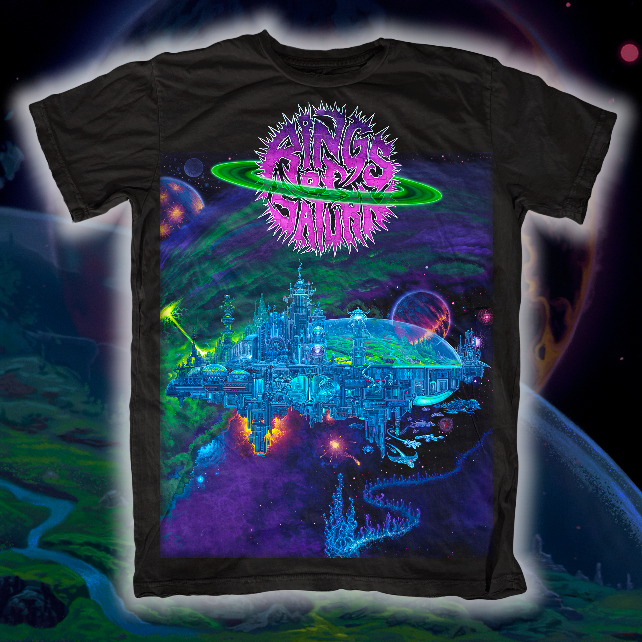 Rings Of Saturn Ark T-Shirt - Image 2