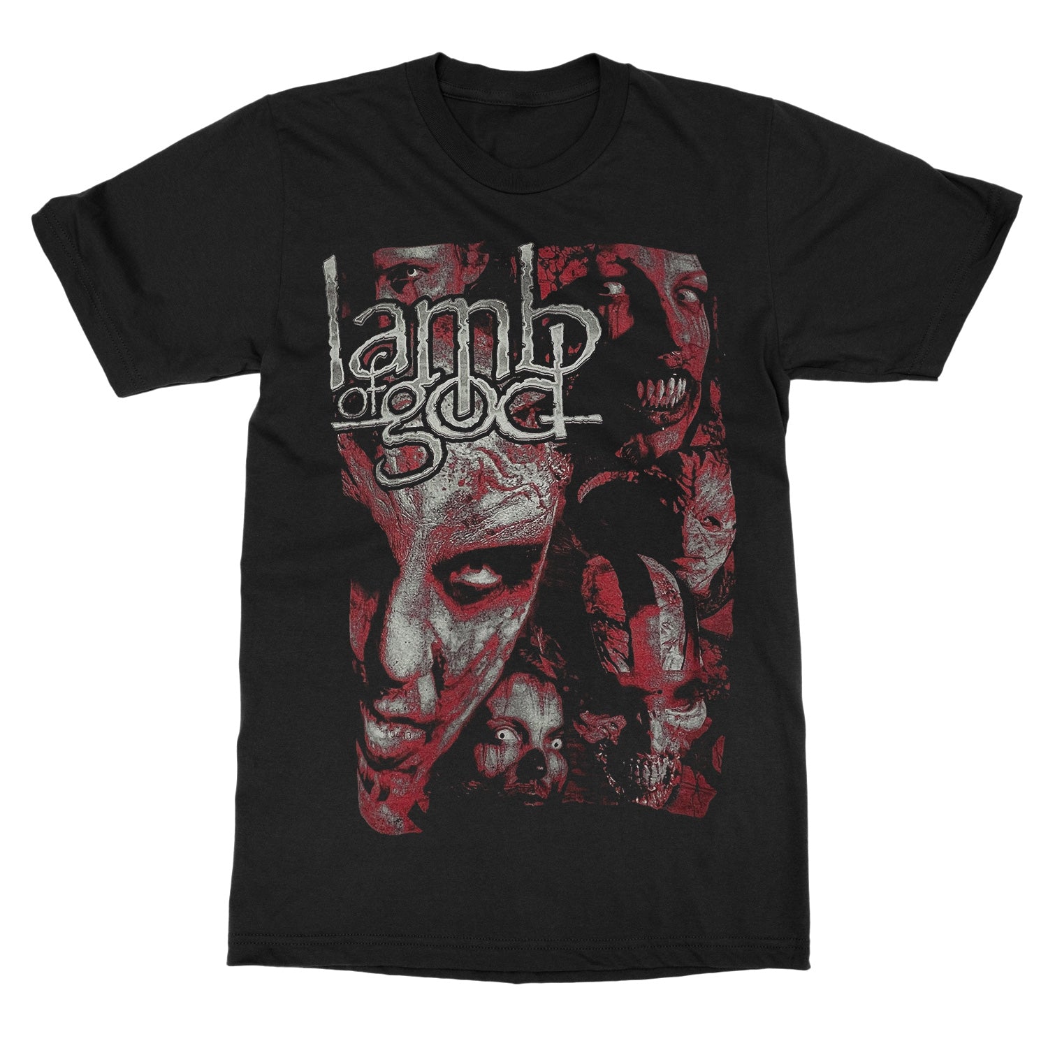 Lamb Of God Monster Heads T-Shirt - Image 2