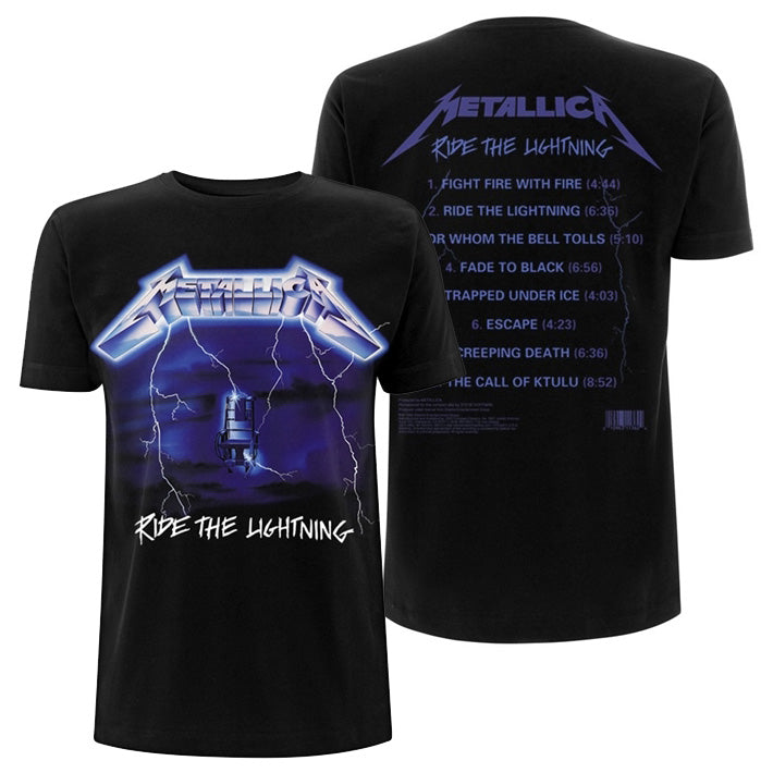Metallica Ride The Lightning Tracks T-Shirt - Image 2