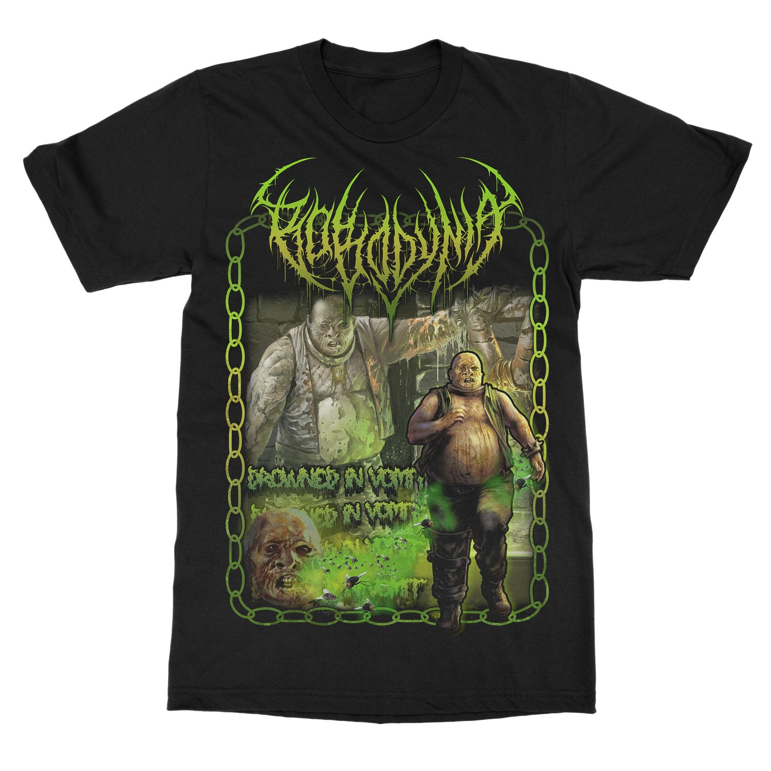 Vulvodynia Drowned In Vomit T-Shirt - Image 2