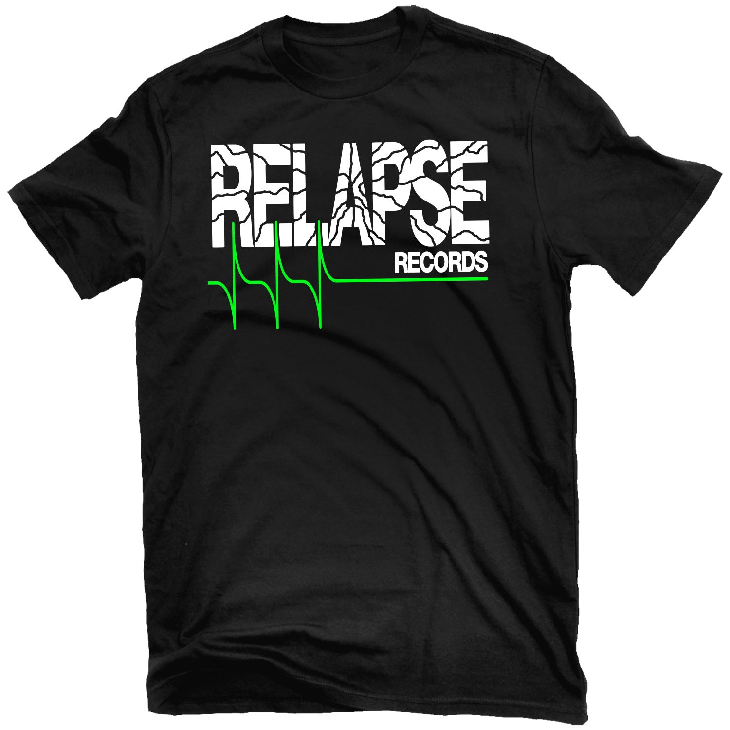 Relapse Records Cracked Logo T-Shirt - Image 2