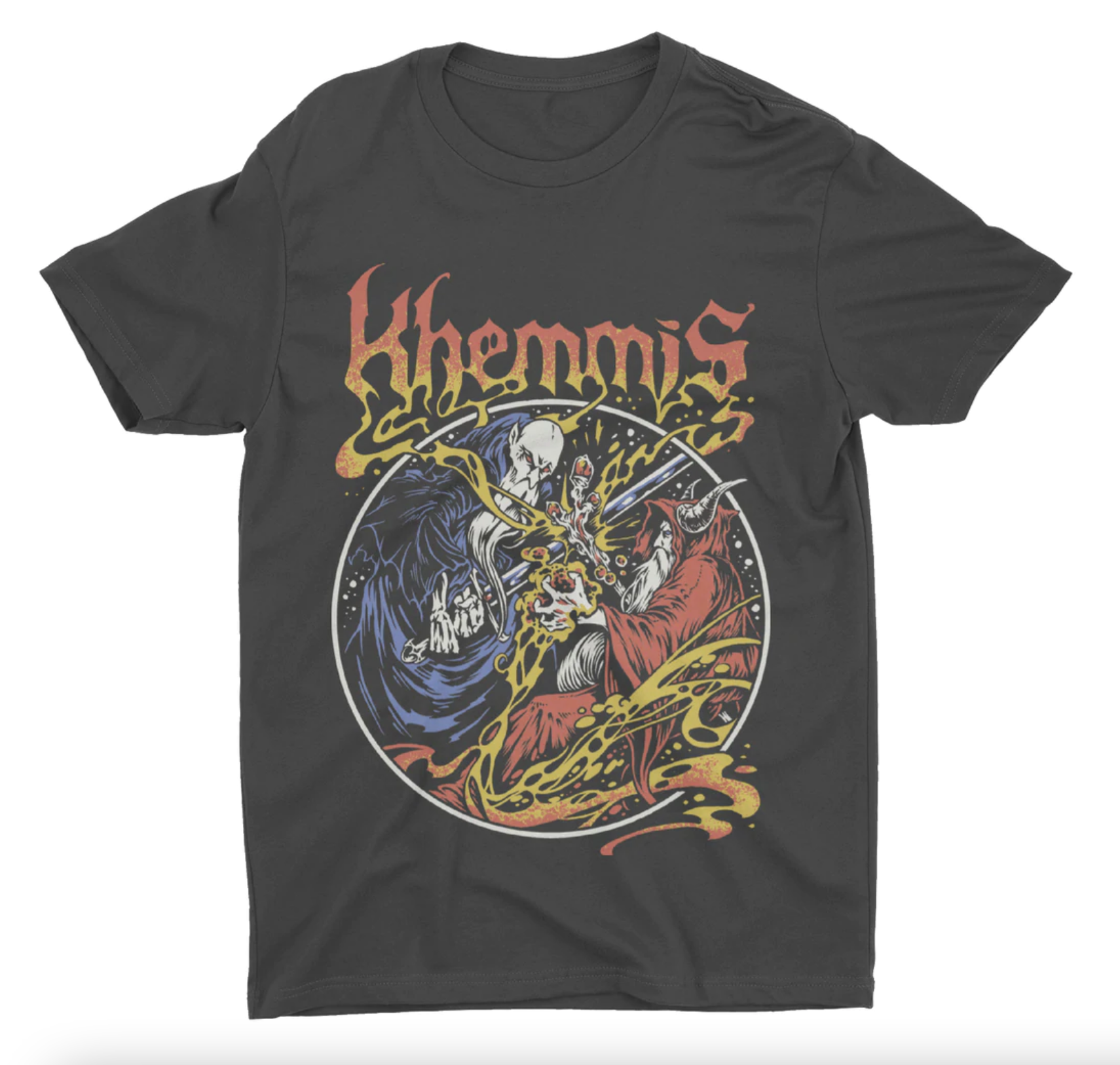 Khemmis Dueling Wizards T-Shirt - Image 2