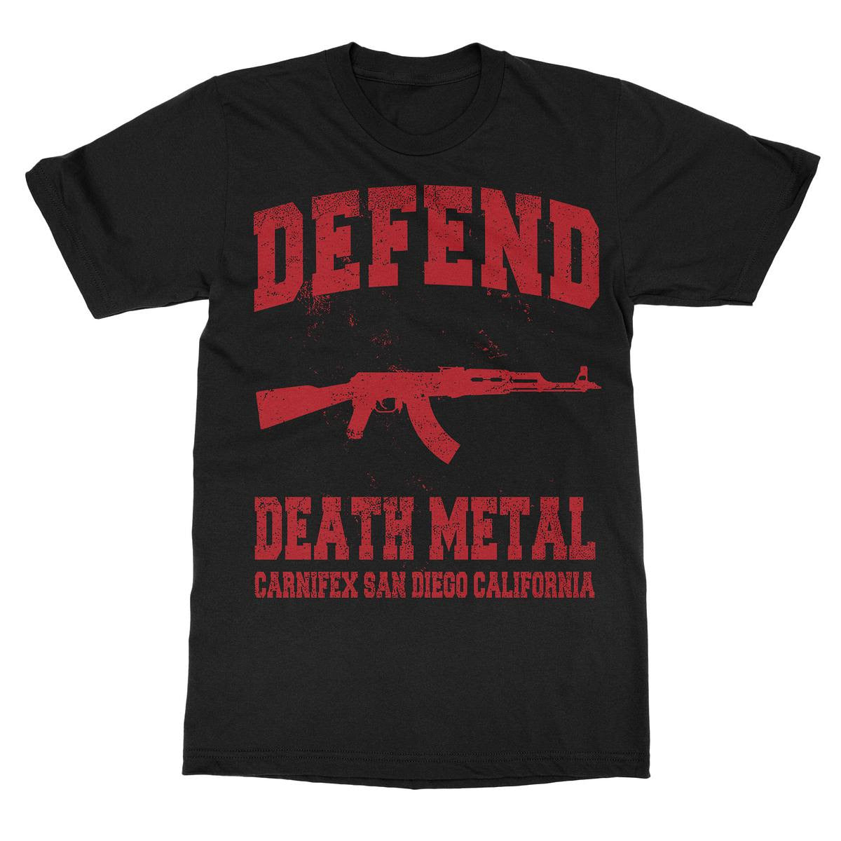 Carnifex Defend Death Metal (Red) T-Shirt - Image 2