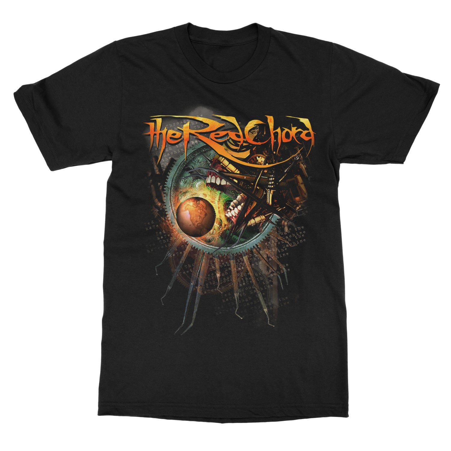 The Red Chord Fed Through The Teeth Machine T-Shirt - Image 2