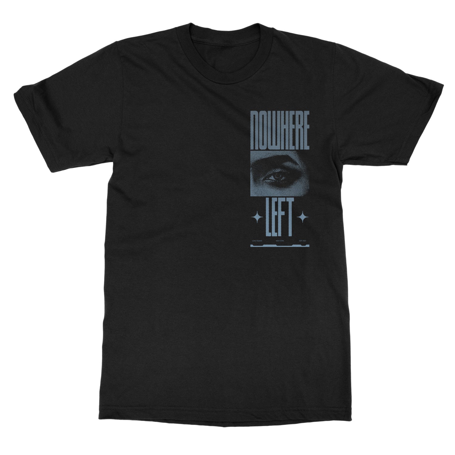 Nowhere Left Blue Eye T-Shirt - Image 2