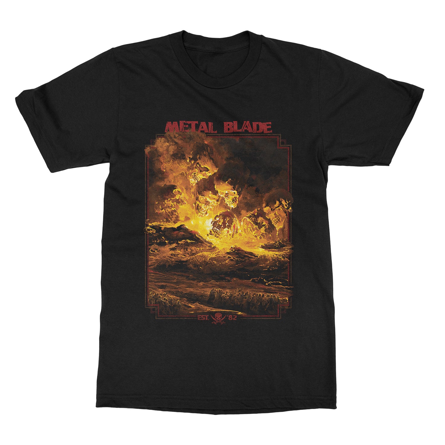 Metal Blade Records 40Th Anniversary (80 Edition) T-Shirt - Image 2