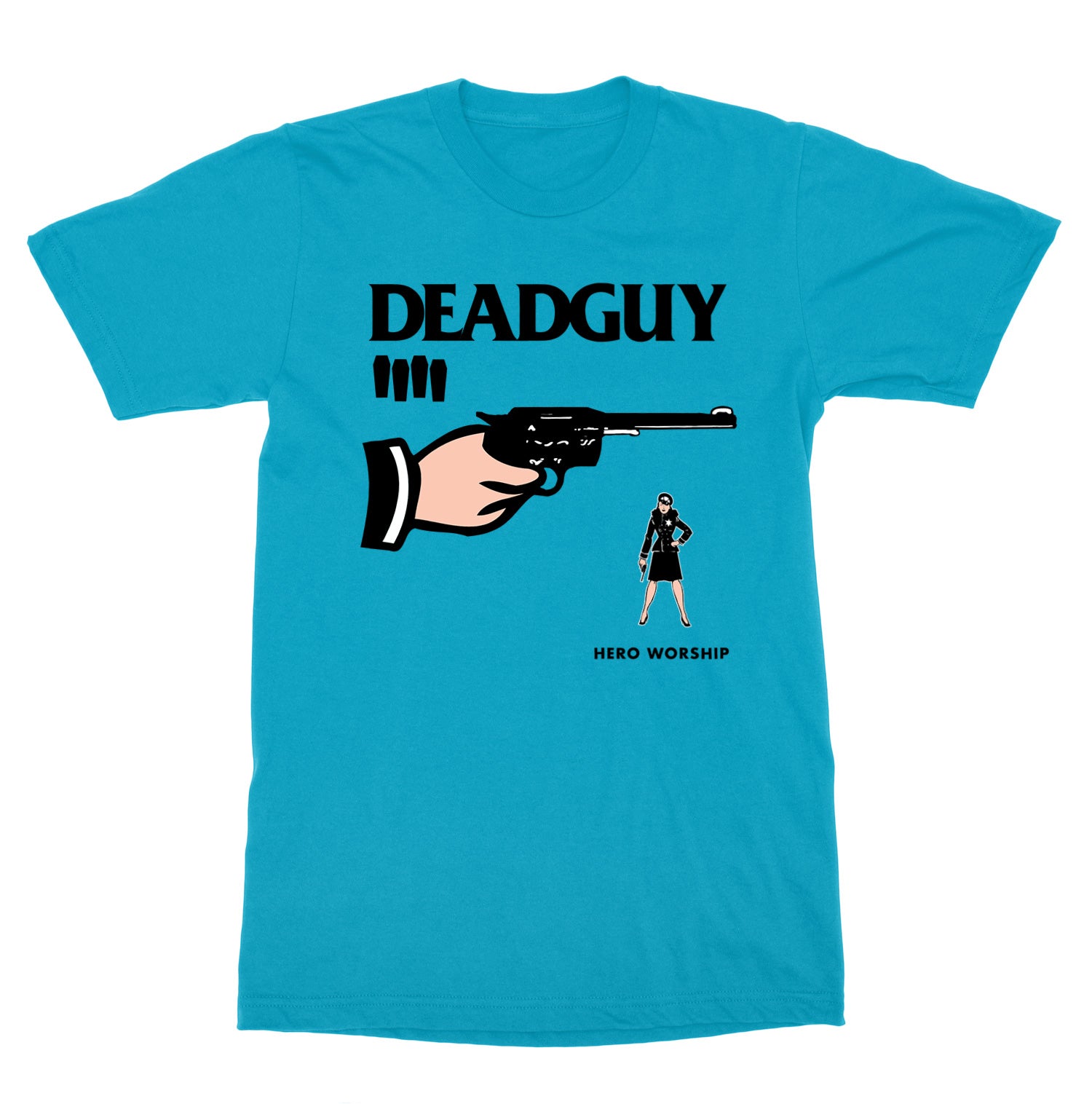 Deadguy Hero T-Shirt (Turquoise) - Image 2