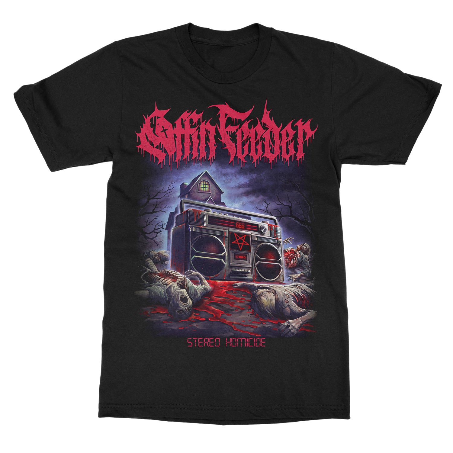 Coffin Feeder Stereo Homicide T-Shirt - Image 2