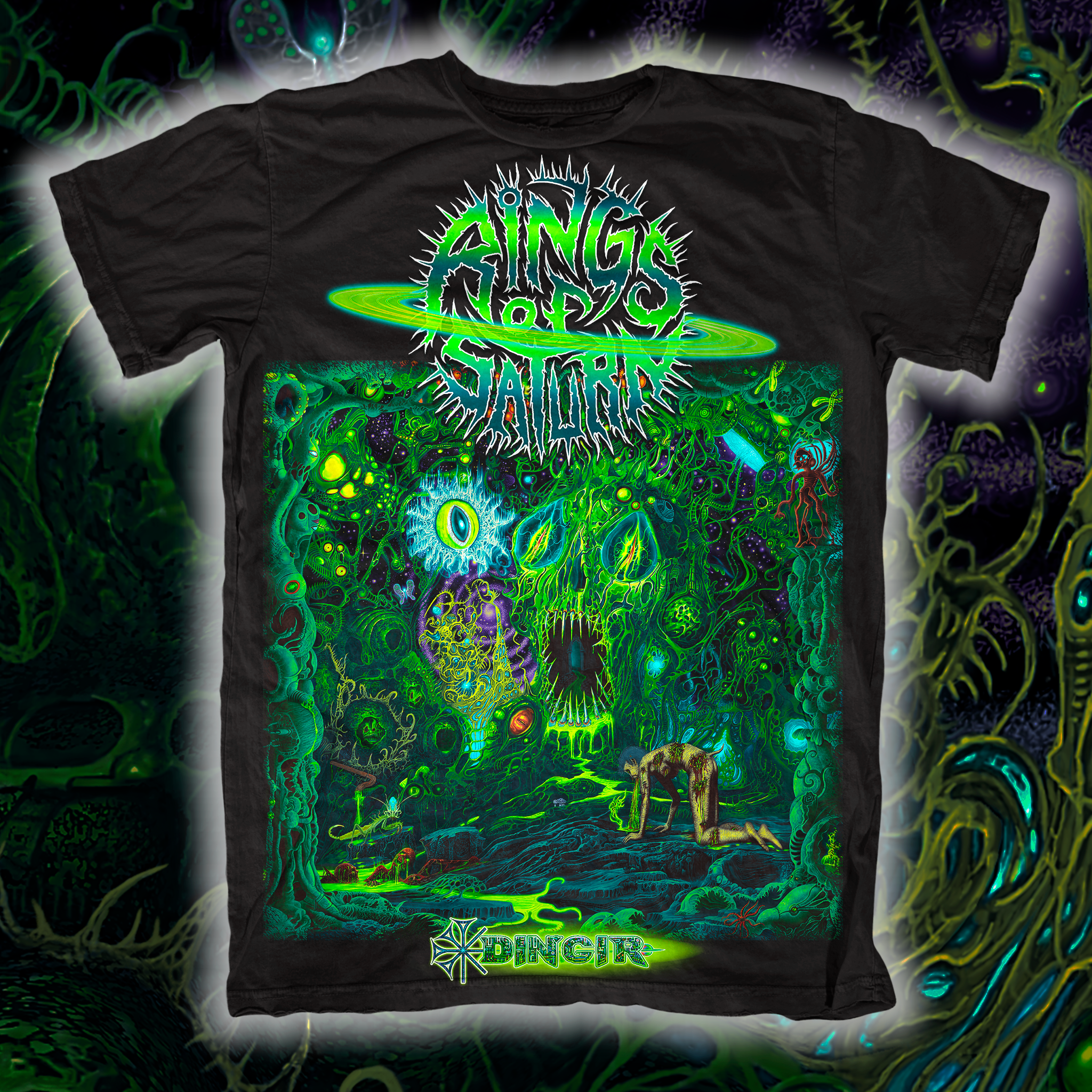 Rings Of Saturn Dingir Album Variant T-Shirt - Image 2