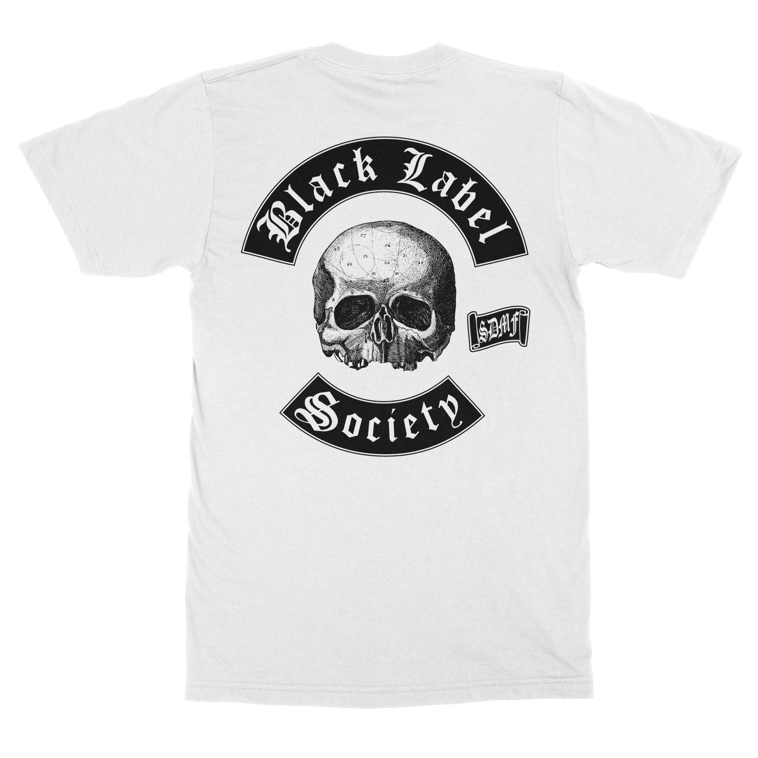Black Label Society White Tee Logo T-Shirt - Image 2