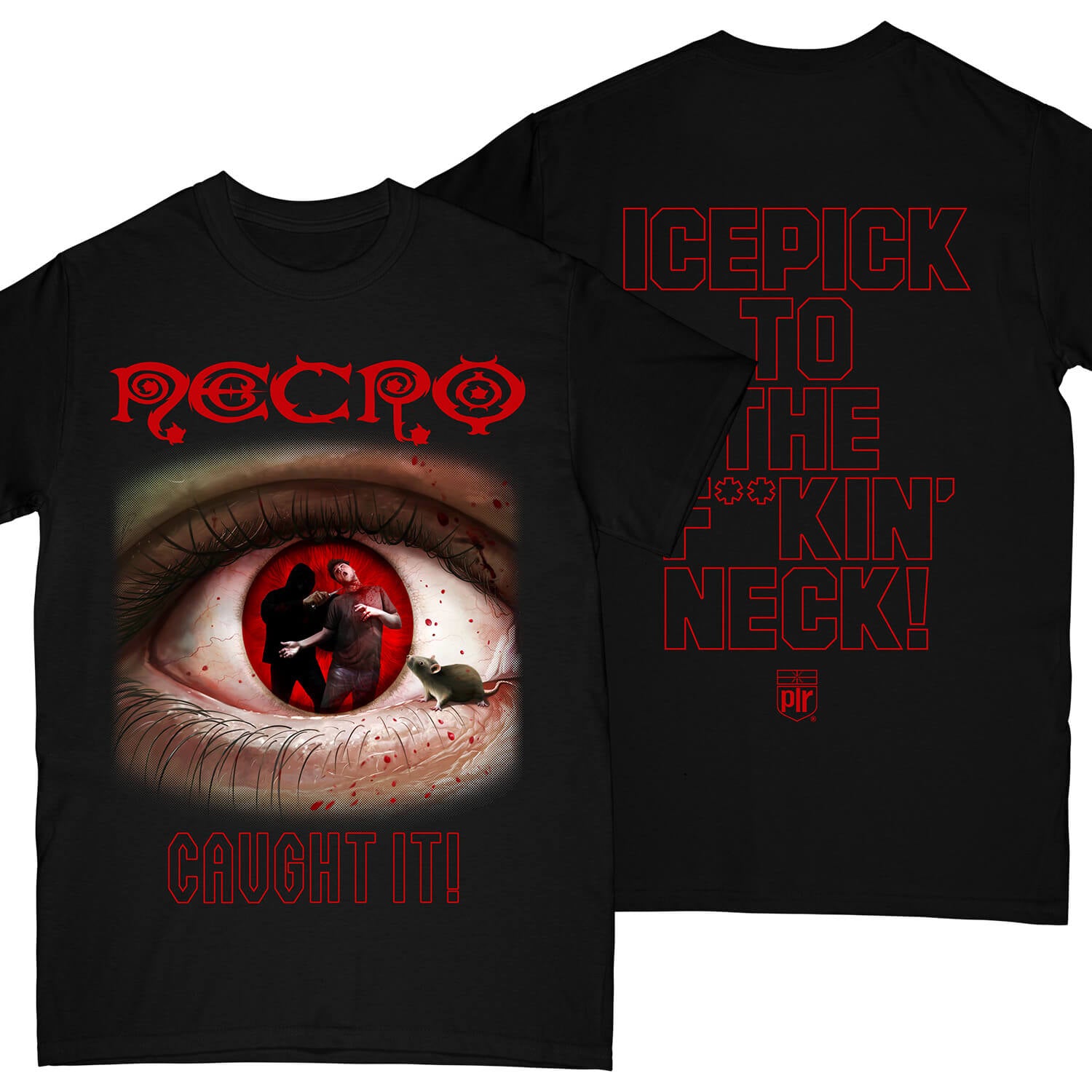 Necro Caught It T-Shirt - Image 2