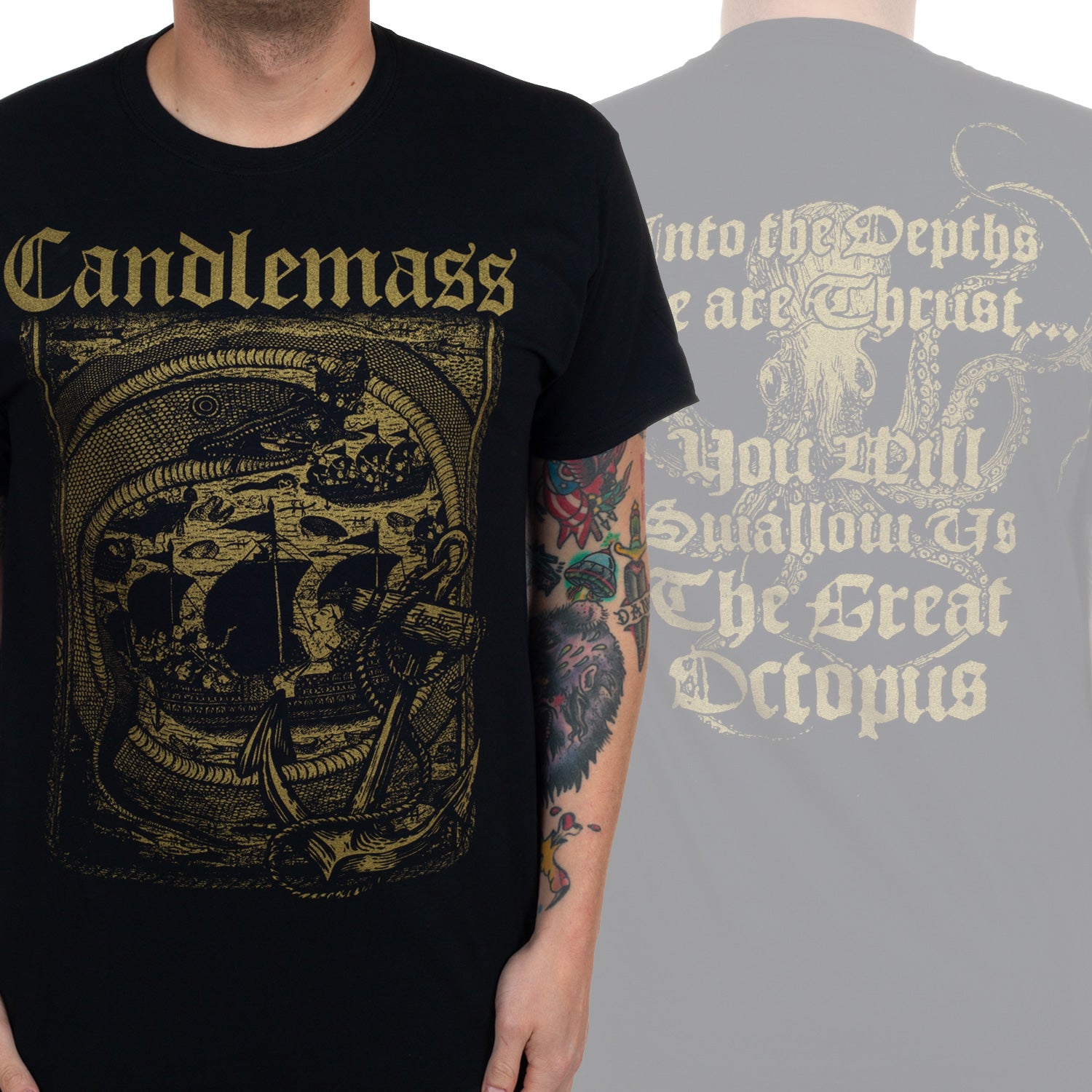 Candlemass The Great Octopus T-Shirt - Image 2