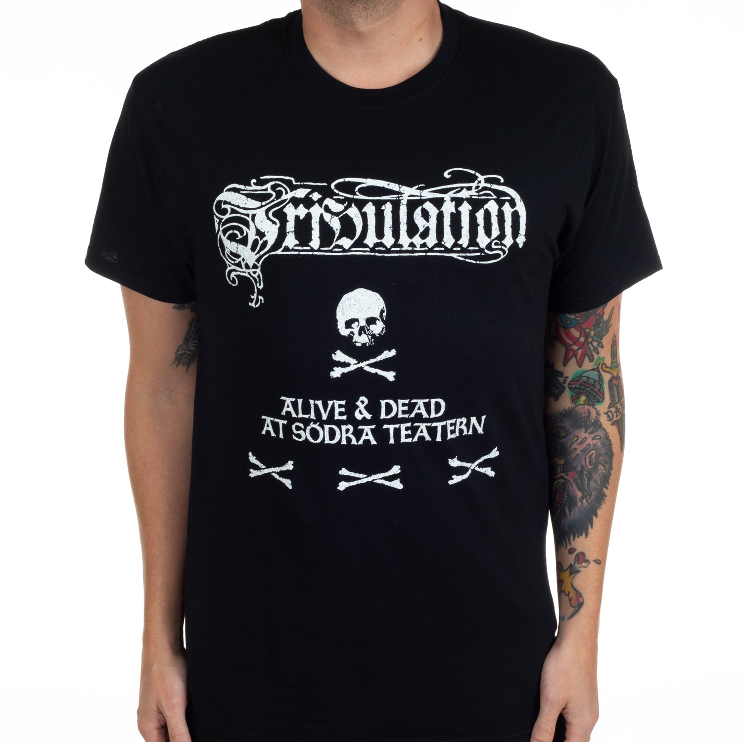 Tribulation Alive & Dead At SoDra Teatern T-Shirt - Image 2