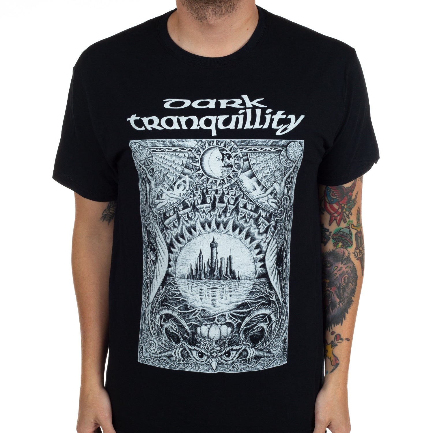 Dark Tranquillity Nightfall Crest T-Shirt - Image 2
