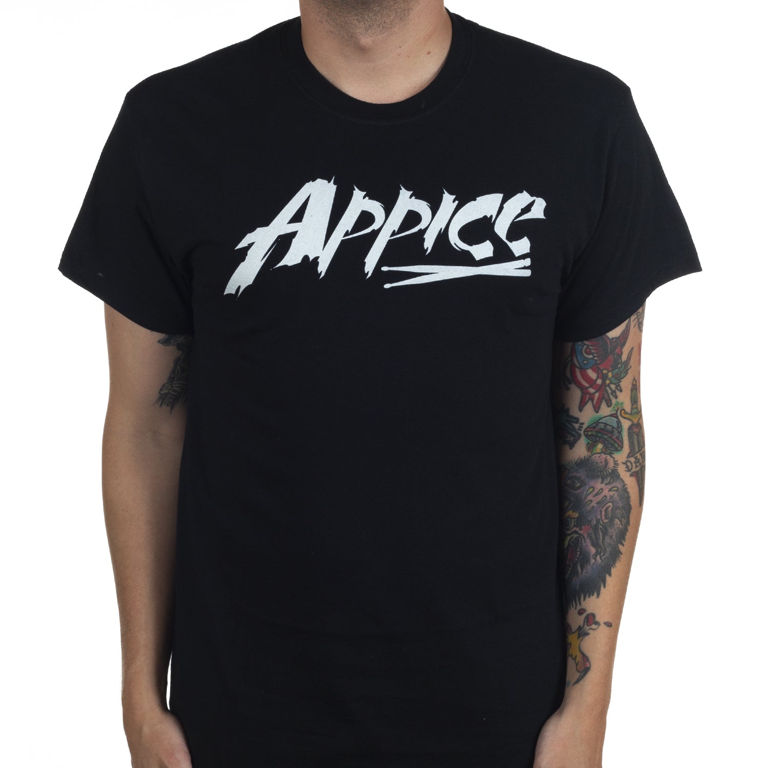Appice White Logo T-Shirt - Image 2