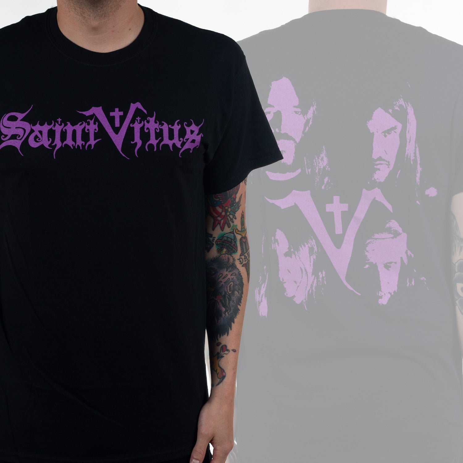 Saint Vitus Face Logo T-Shirt - Image 2