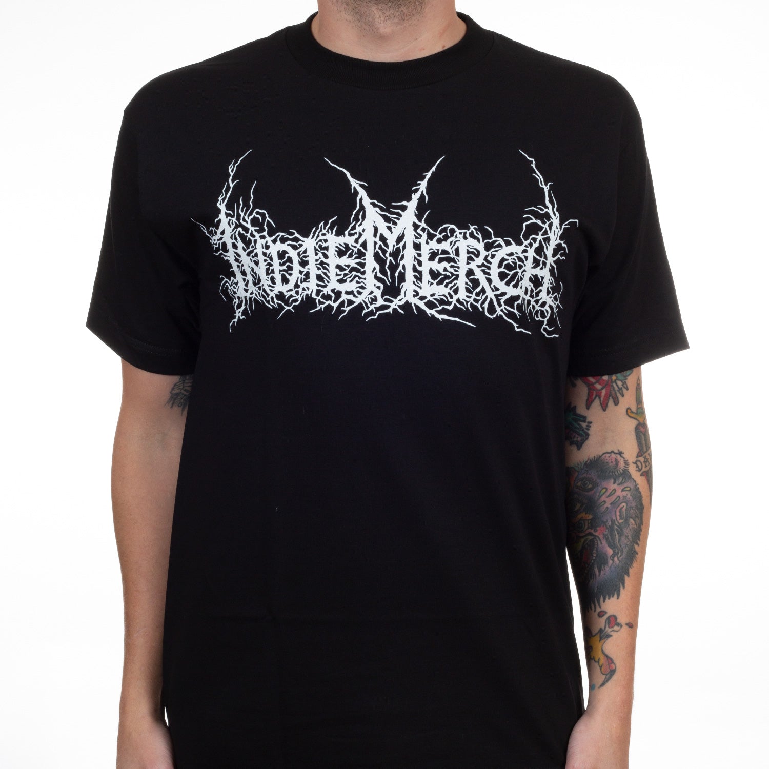 Indiemerchstore Black Metal Logo T-Shirt - Image 2