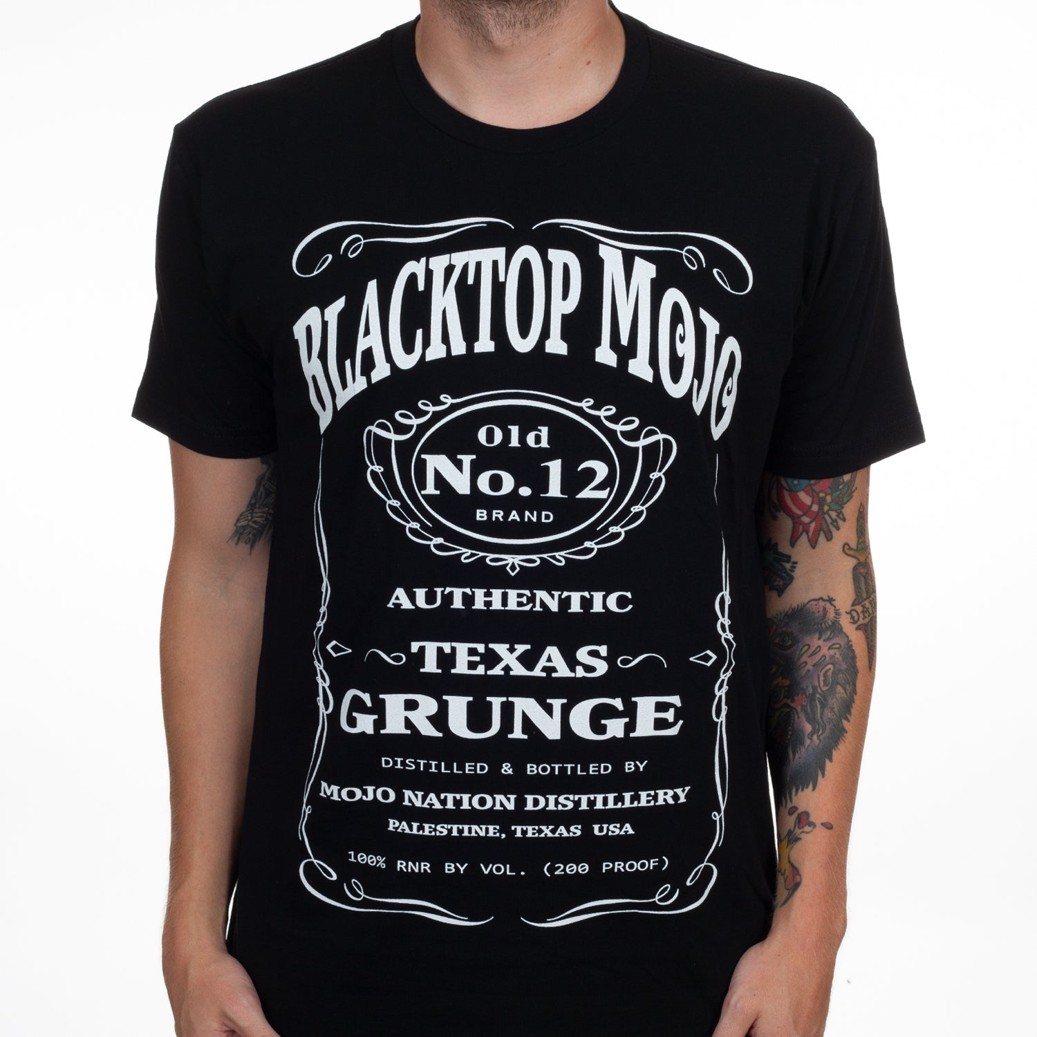 Blacktop Mojo Texas Grunge T-Shirt - Image 2