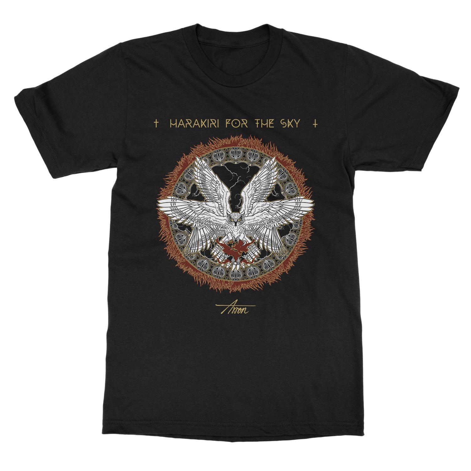 Harakiri For The Sky Arson Fire Owl T-Shirt - Image 2