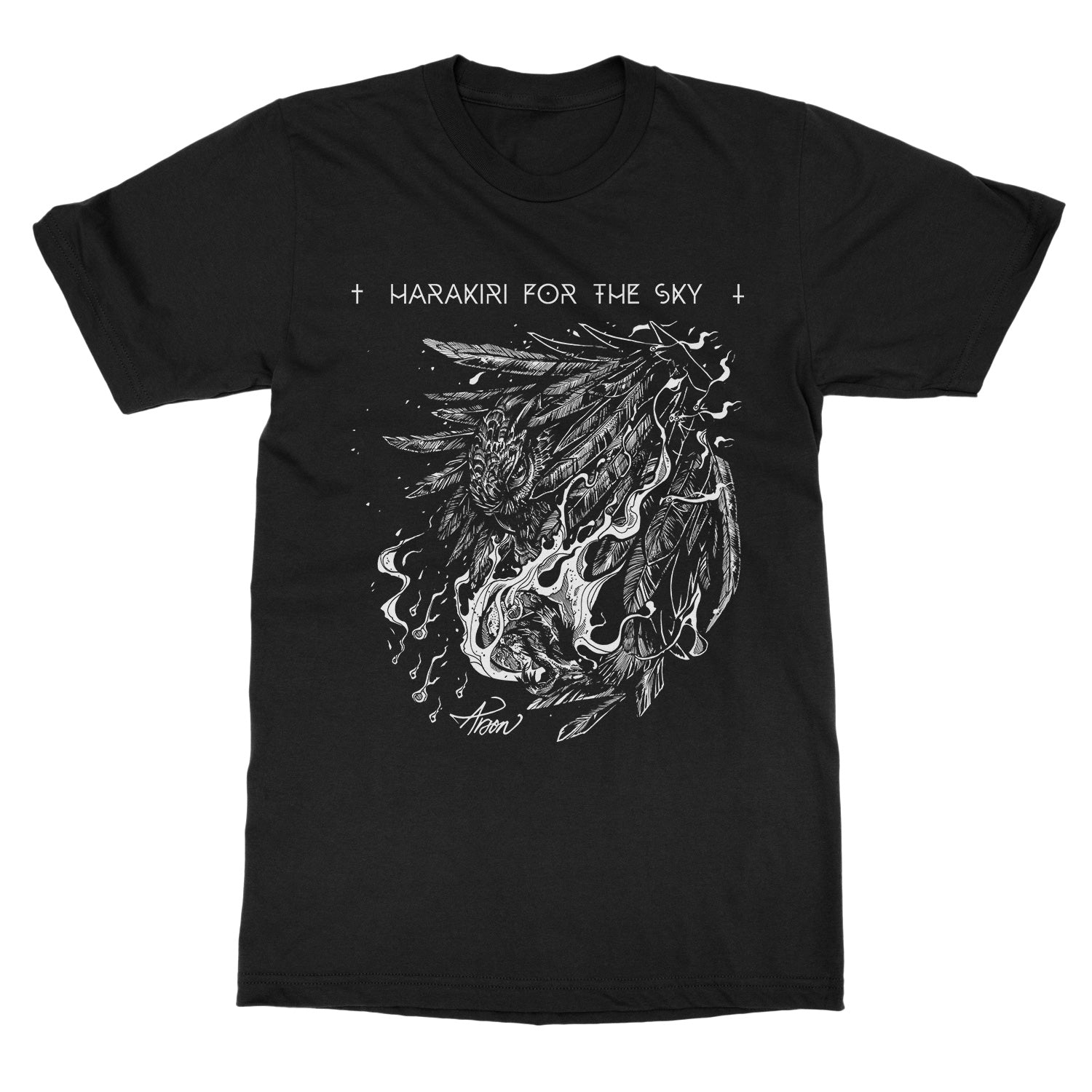 Harakiri For The Sky Arson White Owl T-Shirt - Image 2