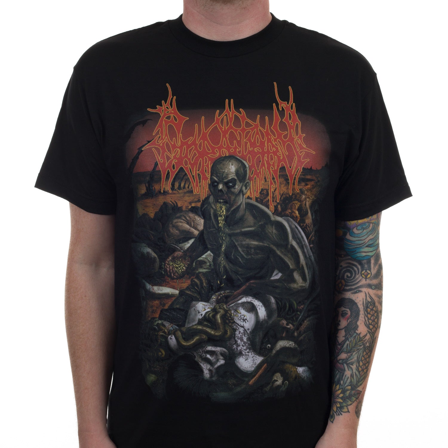 Goratory Rice On Suede T-Shirt - Image 2