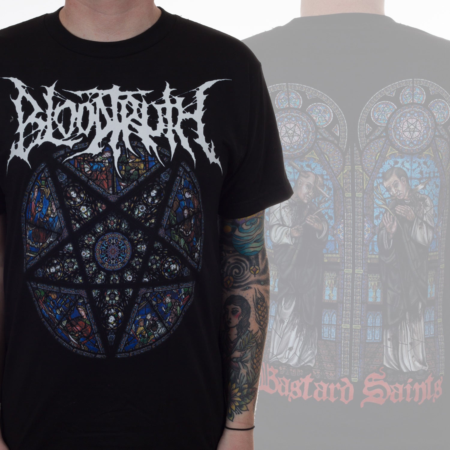 Bloodtruth Bastard Saints T-Shirt - Image 2