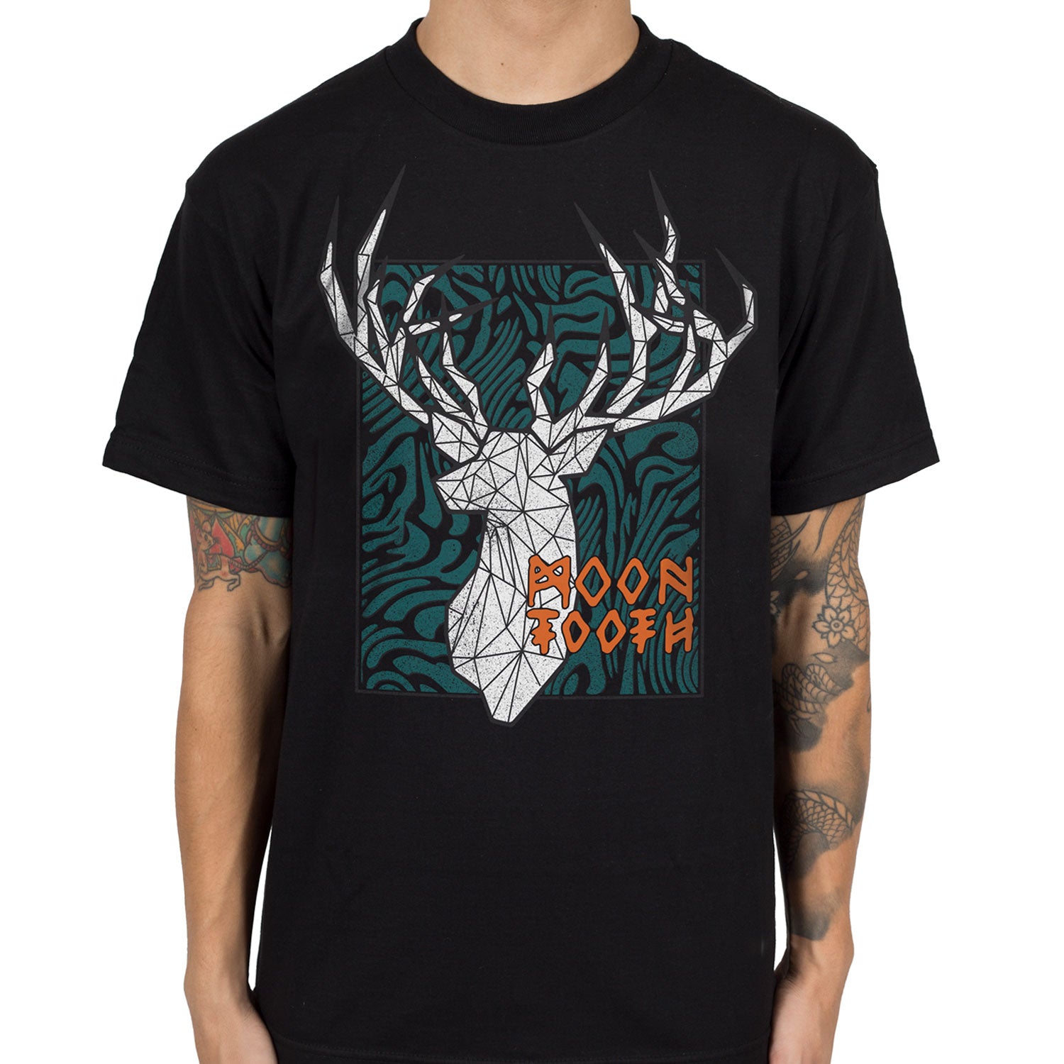 Moon Tooth White Stag T-Shirt - Image 2