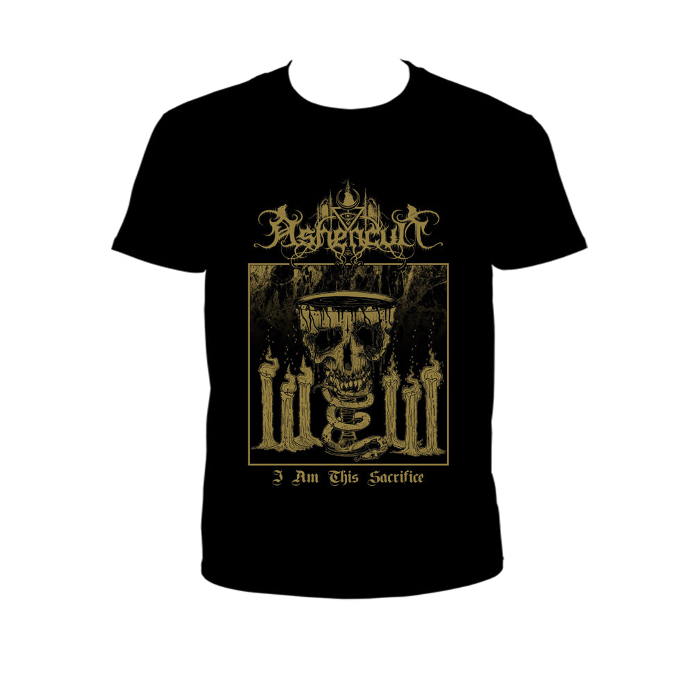 Ashencult I Am This Sacrifice T-Shirt (Black W/ Gold Ink) - Image 2