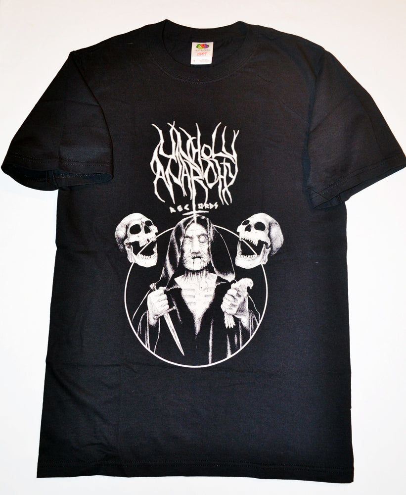 Unholy Anarchy Records Logo Design T-Shirt - Image 2