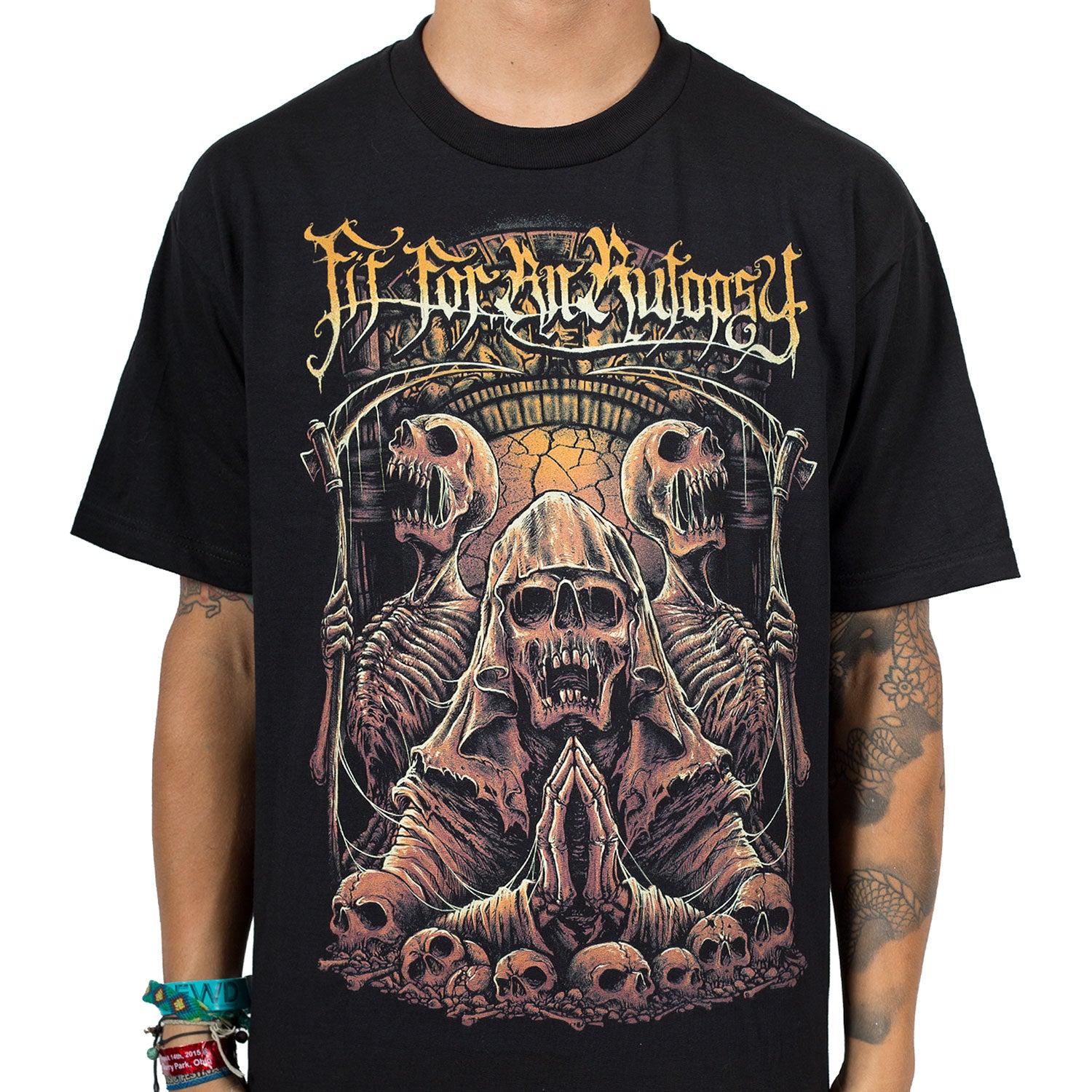 Fit For An Autopsy Skeletons T-Shirt - Image 2