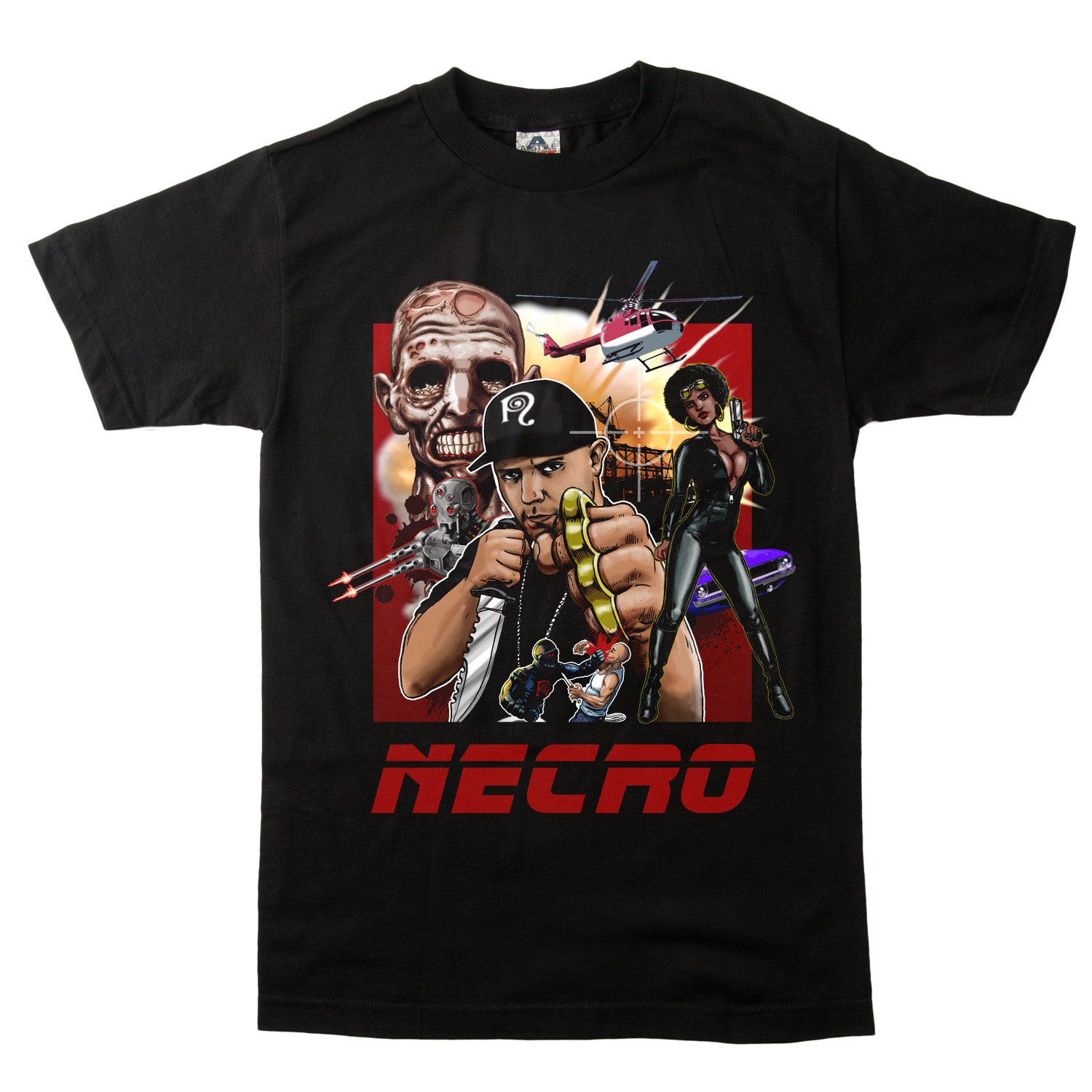 Necro Blade Runner T-Shirt - Image 2