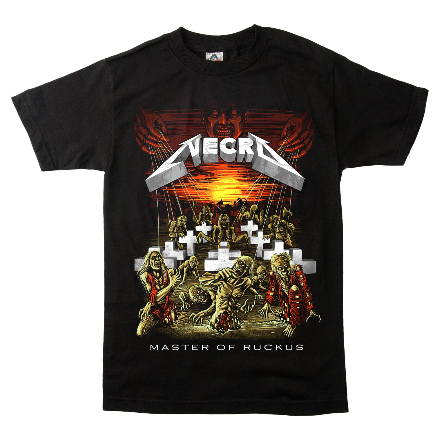 Necro Master Of Ruckus T-Shirt - Image 2