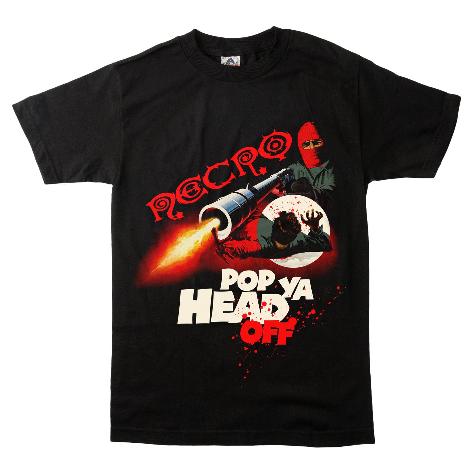 Necro Pop Ya Head Off T-Shirt - Image 2