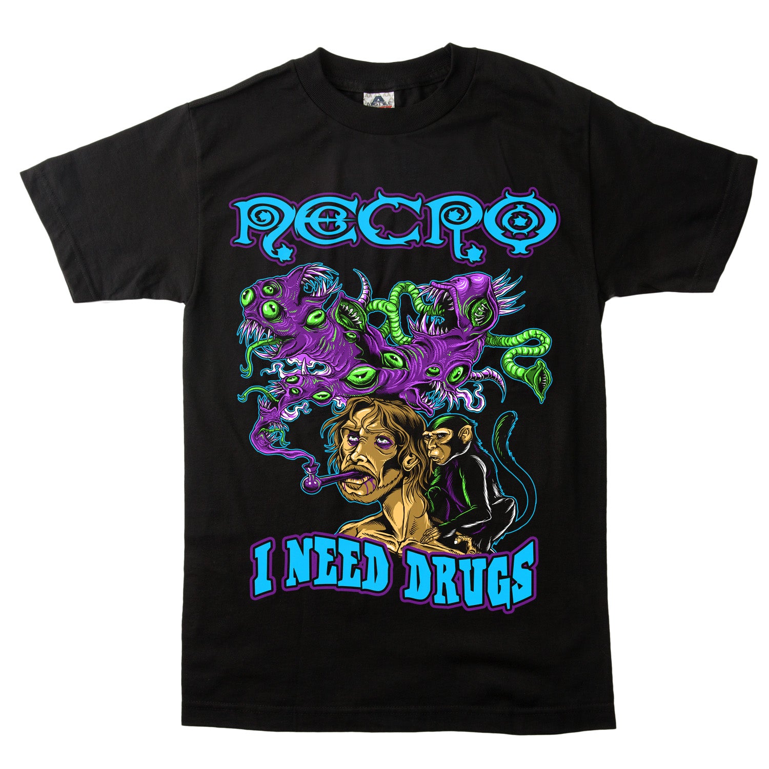 Necro Howie Crackpipe T-Shirt - Image 2