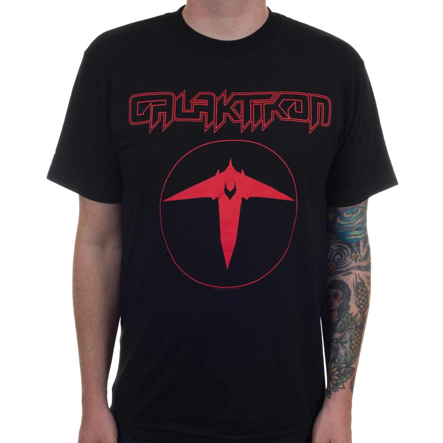 Galaktikon Icarus T-Shirt (Red On Black) - Image 2