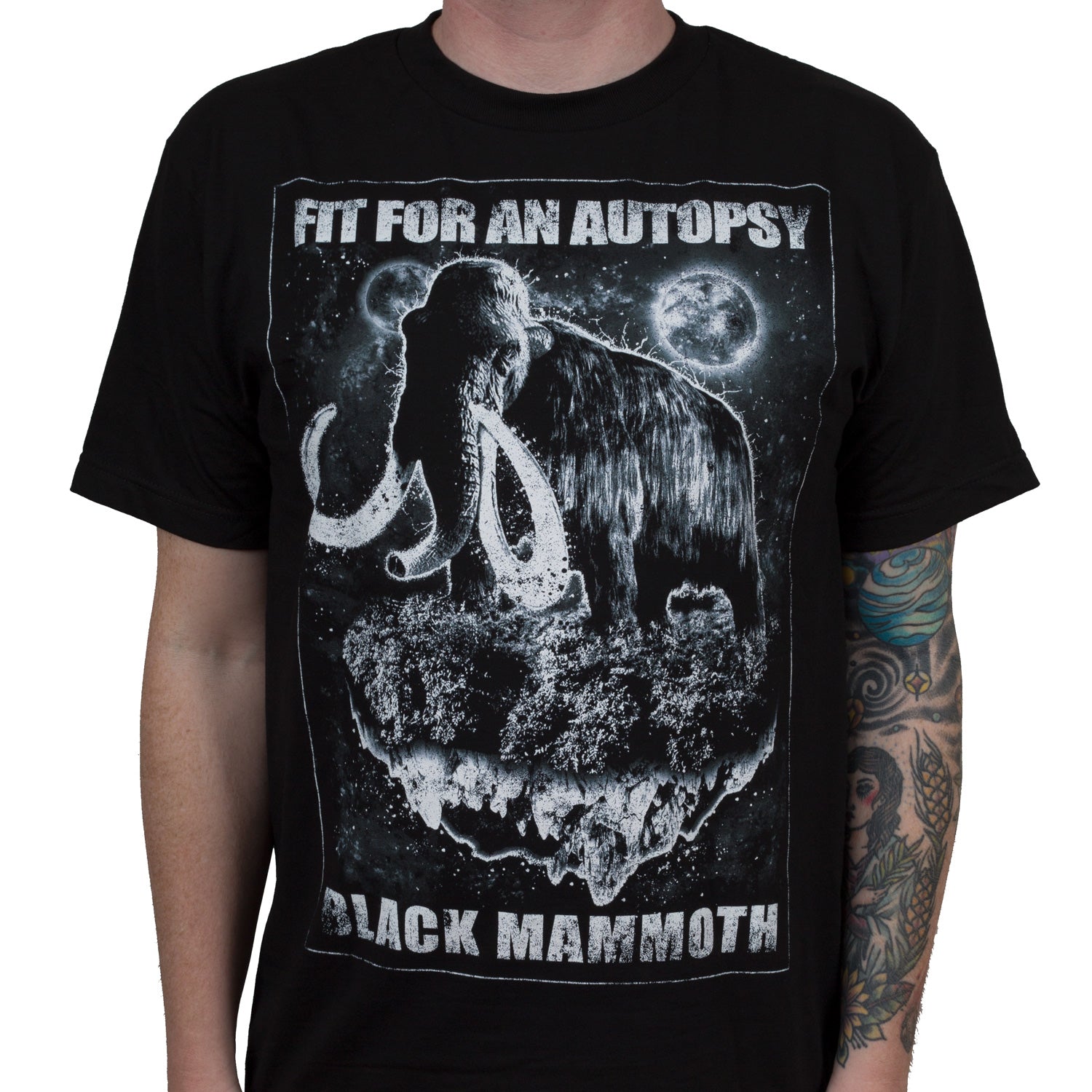 Fit For An Autopsy Black Mammoth T-Shirt - Image 2