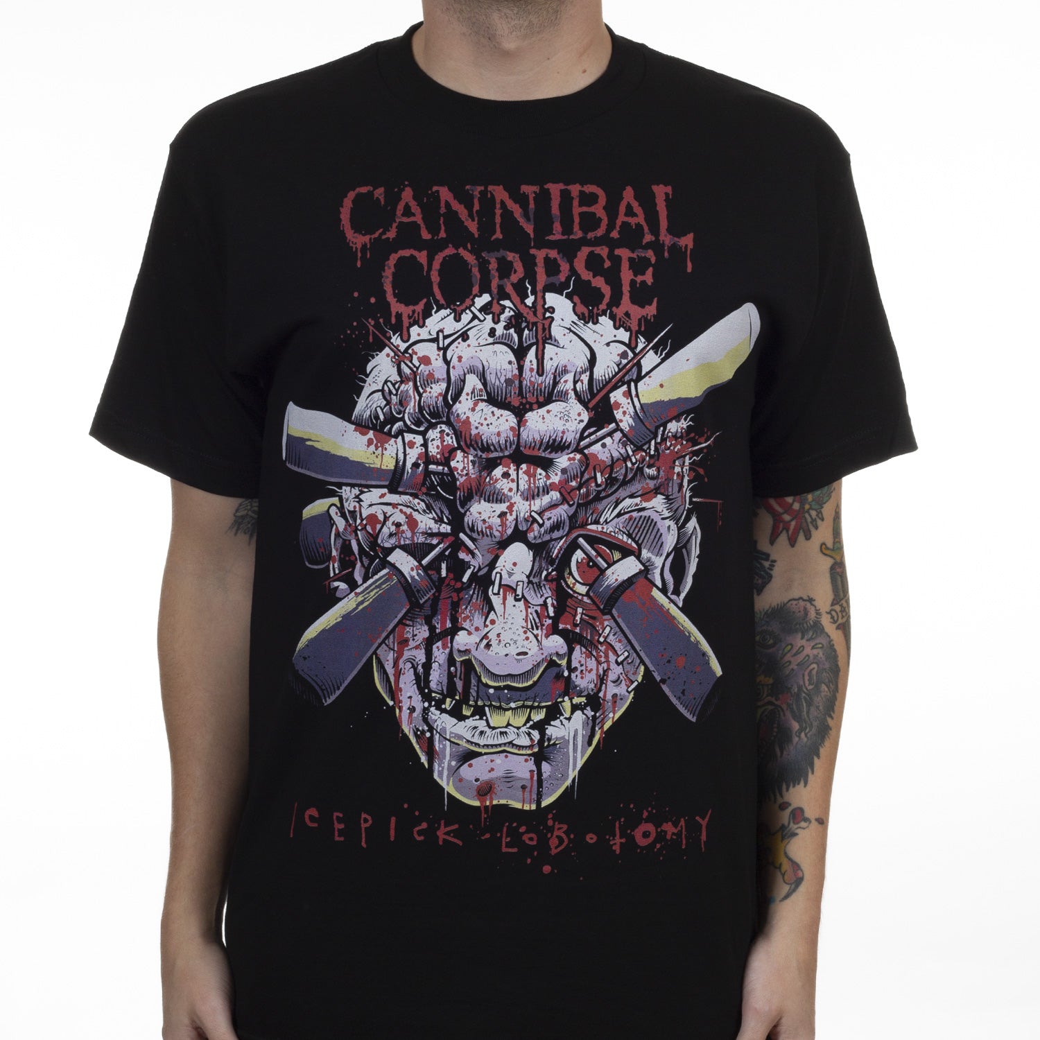Cannibal Corpse Icepick Lobotomy T-Shirt - Image 2