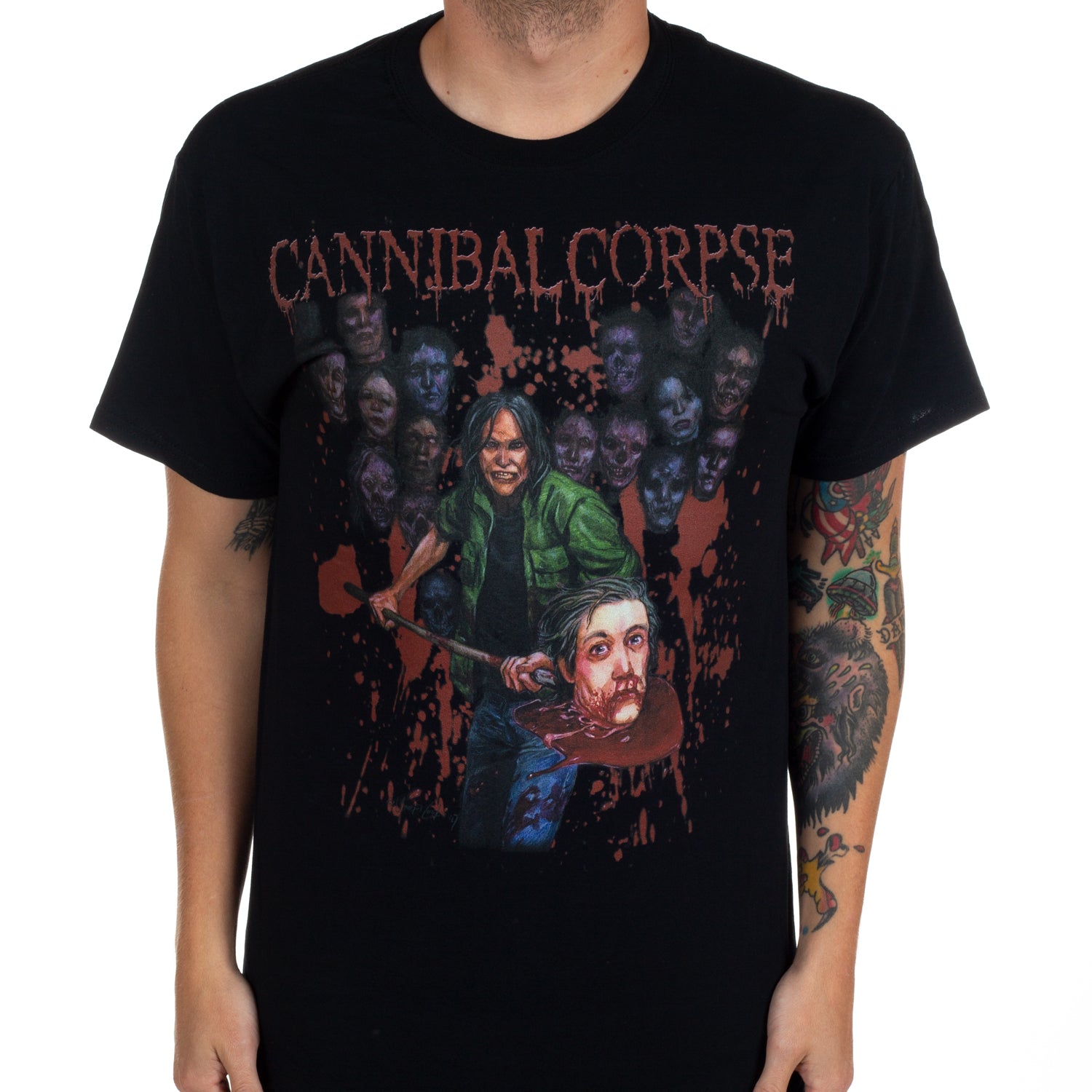 Cannibal Corpse Heads Shoveled Off T-Shirt - Image 2