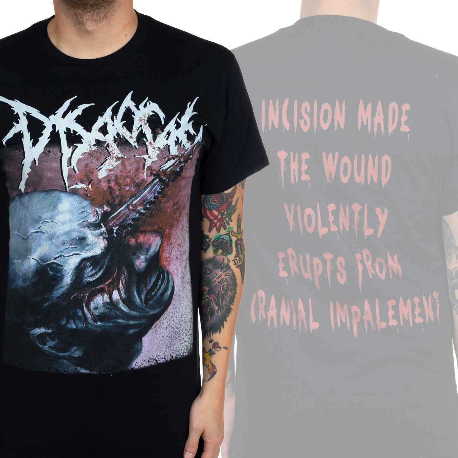 Disgorge Cranial Impalement T-Shirt - Image 2