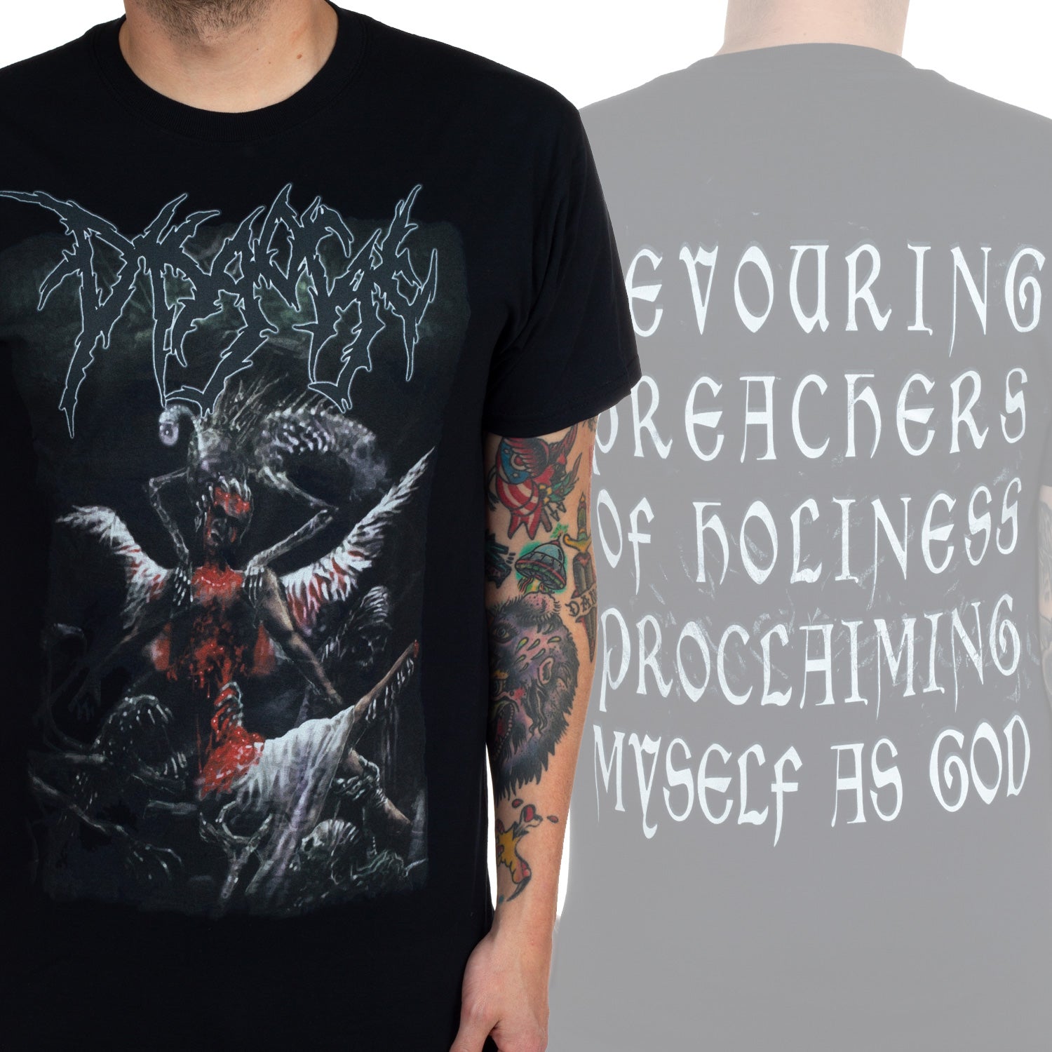 Disgorge Consume The Forsaken T-Shirt - Image 2