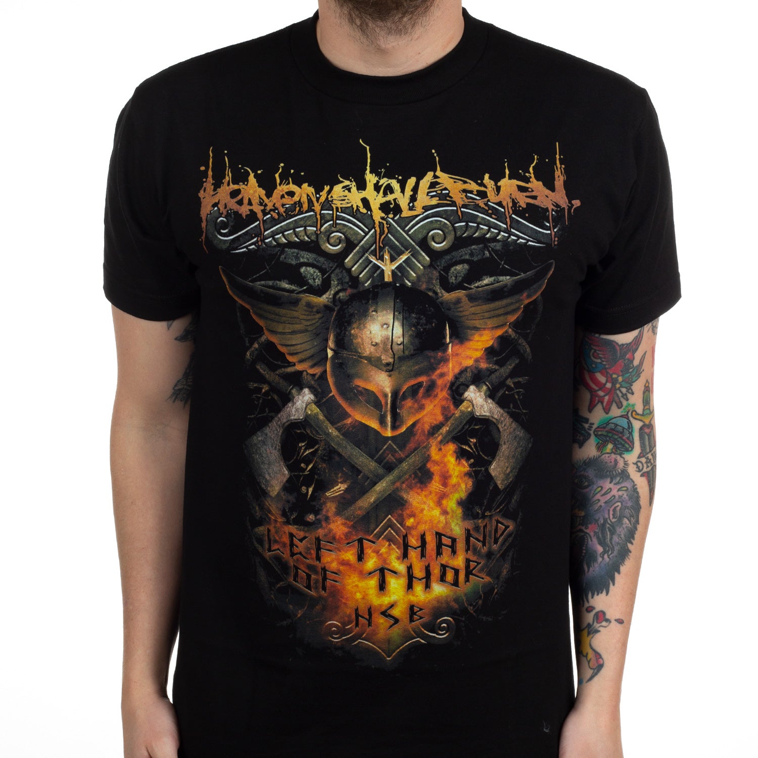Heaven Shall Burn Left Hand Of Thor T-Shirt - Image 2