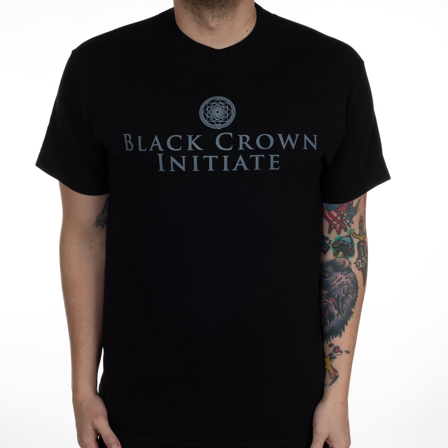 Black Crown Initiate Logo T-Shirt - Image 2