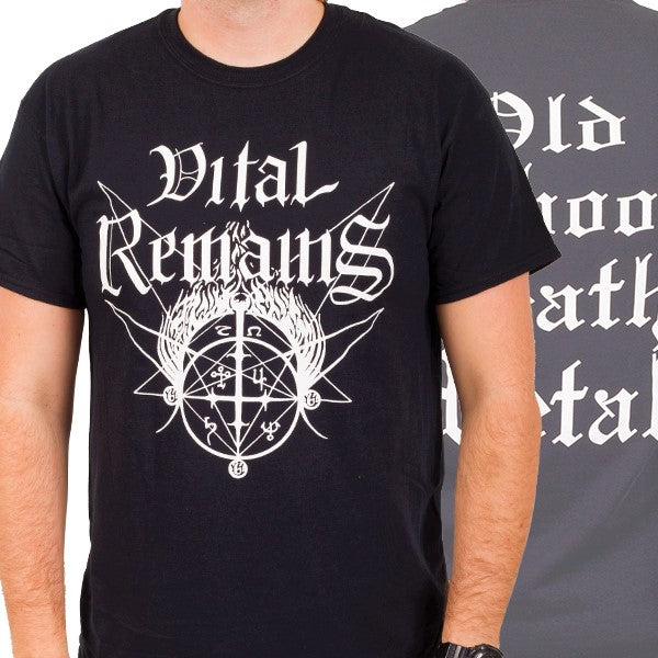 Vital Remains Old School T-Shirt - Image 2