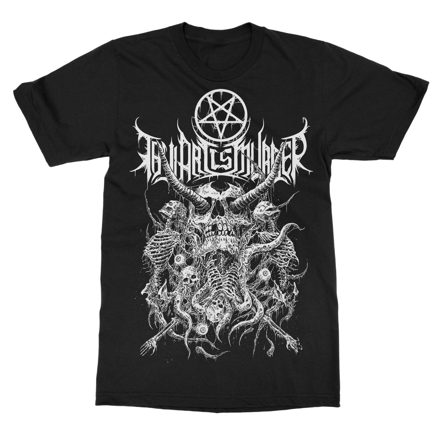 Thy Art Is Murder Riddick Skull Pile T-Shirt - Image 2