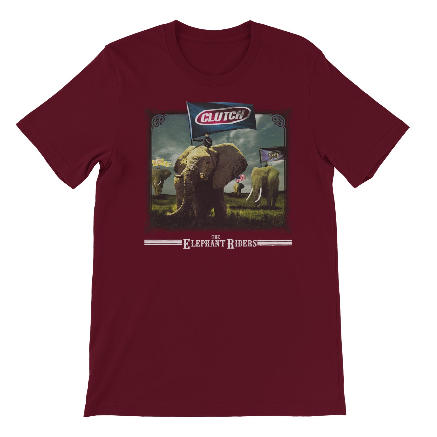 Clutch The Elephant Riders T-Shirt - Image 2