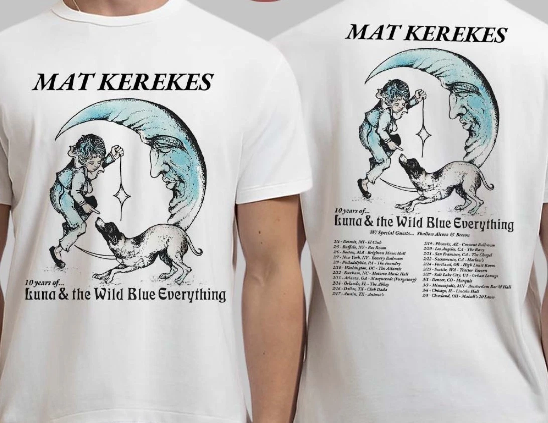 Mat Kerekes 10 Years Of Luna And The Wild Blue Everything North American 2026 Shirt