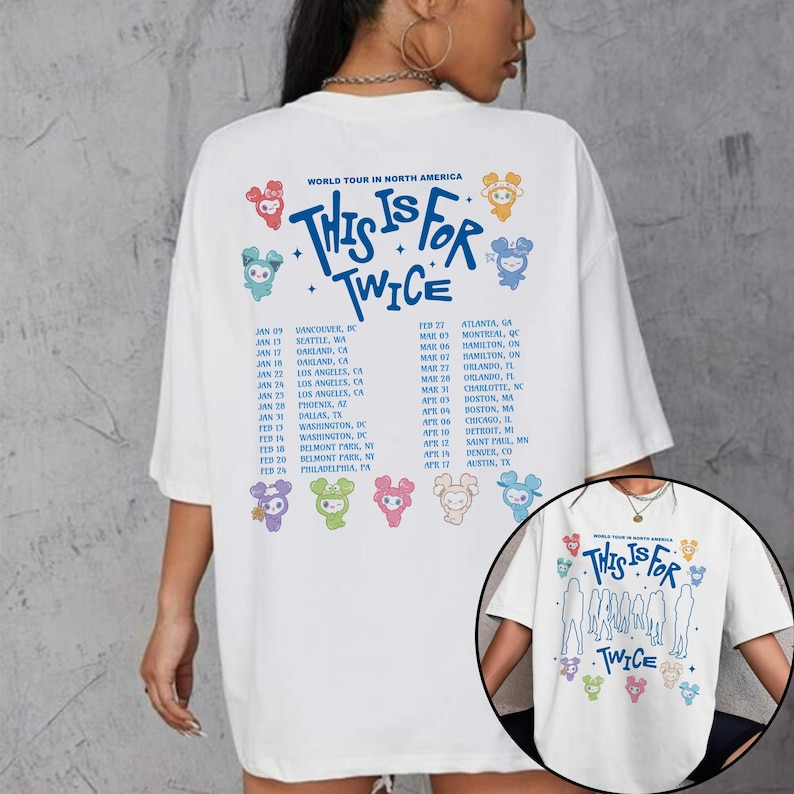 Twice This Is For World Tour 2026 Shirt