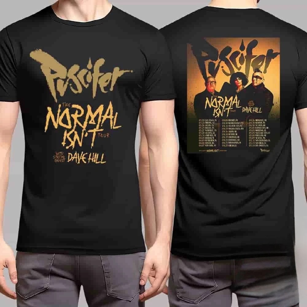 Puscifer The Normal Isn'T North America Tour 2026 With Dave Hill Tour Shirt