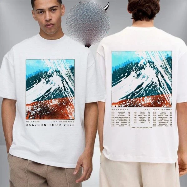 Last Dinosaurs Wellness Usa Tour 2026 Shirt